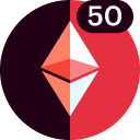 Tokenset Inverse ETH 50 SMA Crossover (iETH50SMACO) DeFi token with market capitalization of $153